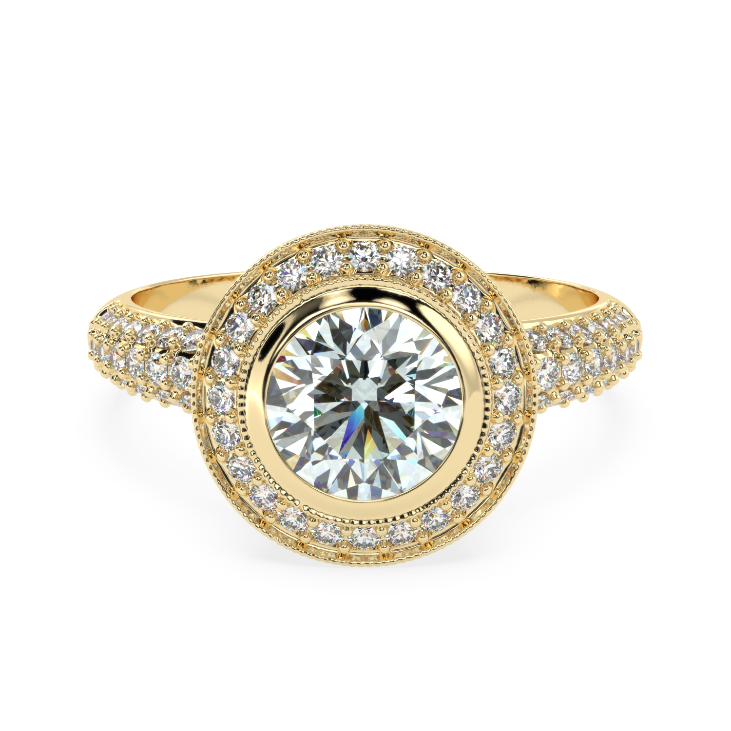 Buy 1.55Ct Solitaire Natural Diamond Ring |SolitaireKart